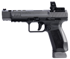 Canik TP9SFx 9mm Luger 5.2" 20+1 Semi-Auto Pistol w/MeCanik MO2 - Tungsten — view 2