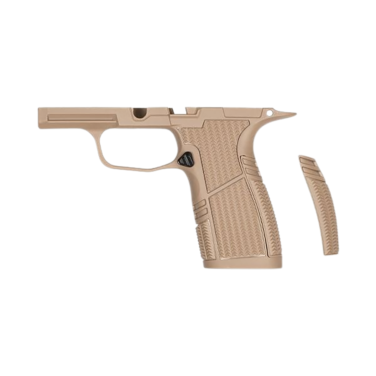 Tyrant CNC Sig Sauer P365 X-Macro Snub Nose Grip Module - FDE — view 2