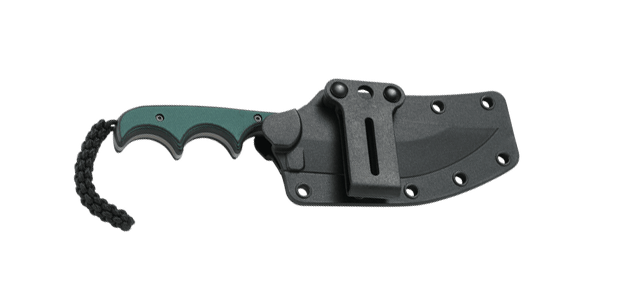 Columbia River Minimalist Katana 3.56" Fixed Plain 8Cr13MoV Bead Blasted Green/Black — view 2