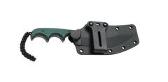 Columbia River Minimalist Katana 3.56" Fixed Plain 8Cr13MoV Bead Blasted Green/Black — view 2