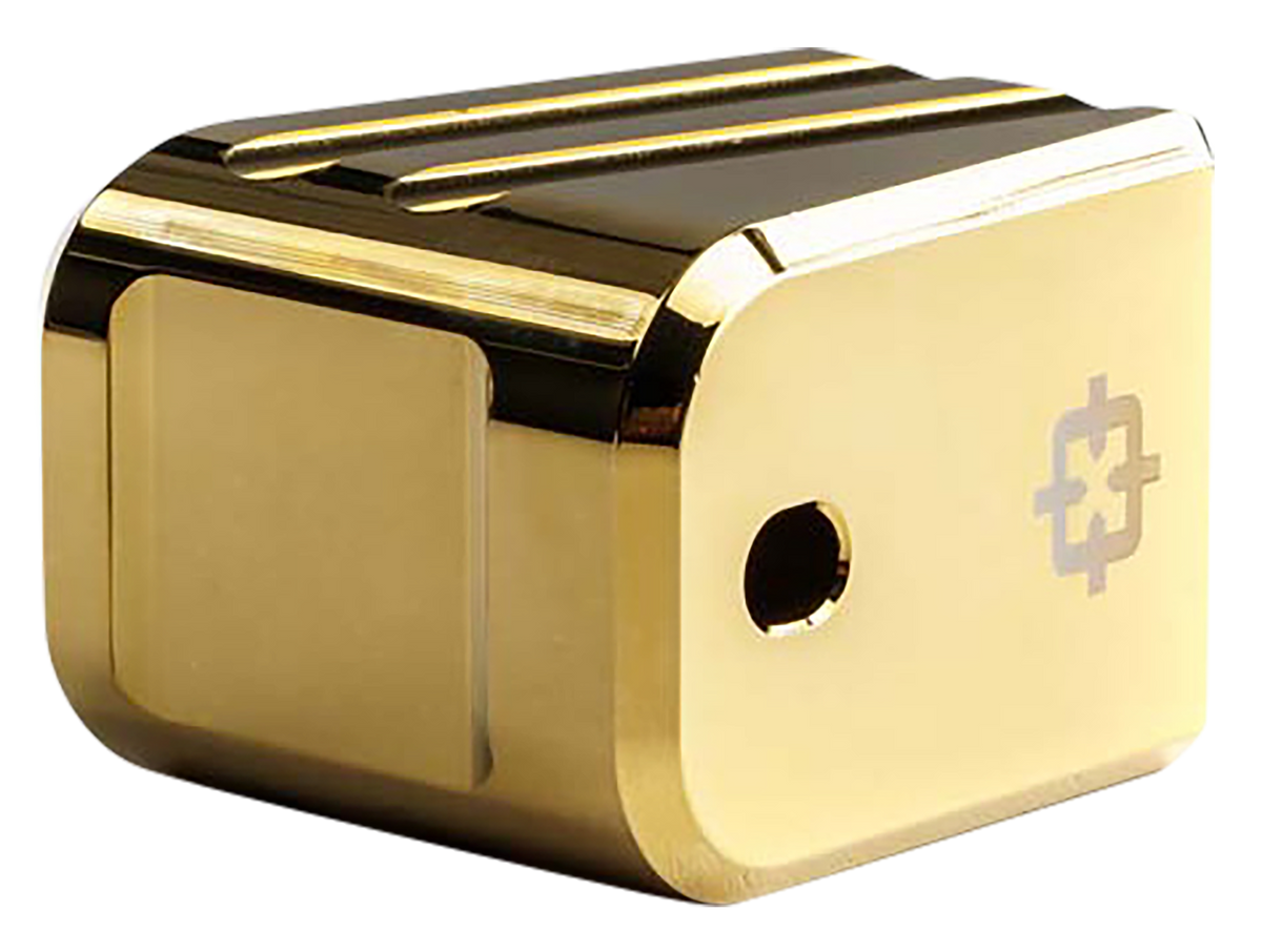 Cross Armory +0 Magazine Extension Glock 19/23/32 Gen 1-5 Gold Aluminum — view 2