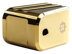 Cross Armory +0 Magazine Extension Glock 19/23/32 Gen 1-5 Gold Aluminum — view 2