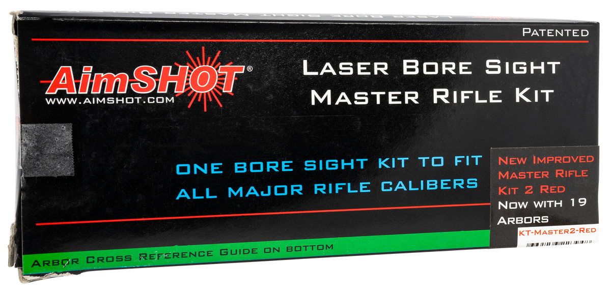 AimShot Master Kit Multi-Caliber Bore Sight - Red 650nm Laser Rifle — view 2