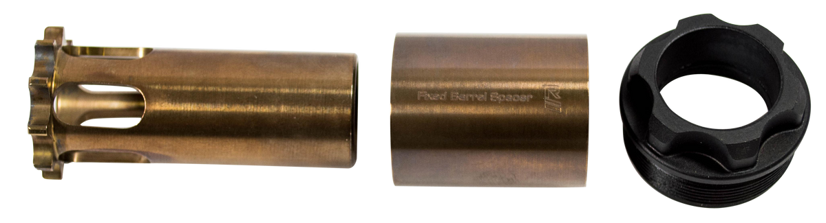 Rugged Suppressor Fixed Barrel Spacer SP001 Copper - Obsidian Suppressor Accessory — view 2