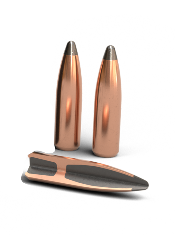 Nosler Partition 6mm (.243) 95gr Spitzer Reloading Bullets - 50/Box — view 2