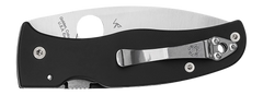 Spyderco Bodacious C263GP 3.66" CPM S30V Satin Plain Edge Black G-10 Folding Knife — view 2
