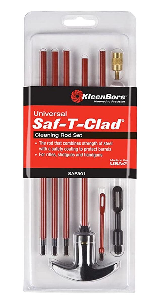 Kleen-Bore SAF-T-CLAD SAF301 Universal Classic Cleaning Kit .22-.45 Cal Handgun/Rifle/All Gauge Shotguns — view 2