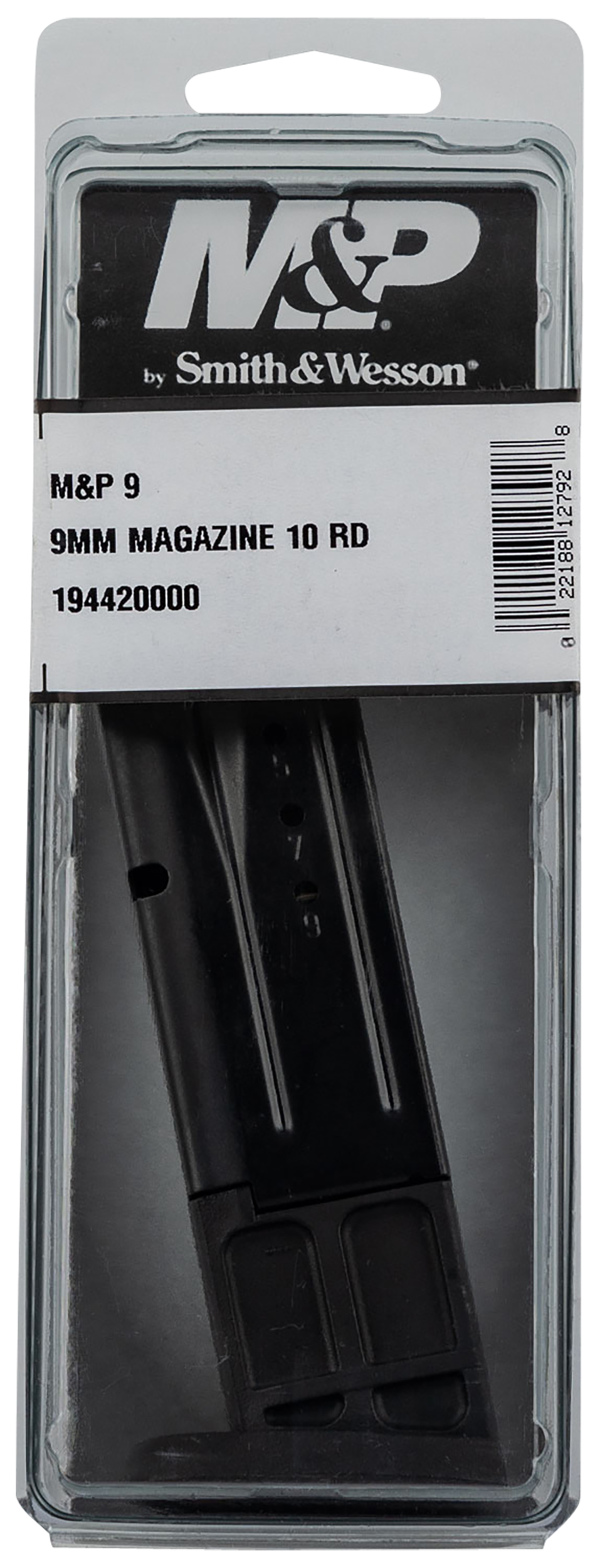 Smith & Wesson M&P 9mm Luger 10rd Blued Steel Detachable Magazine — view 2