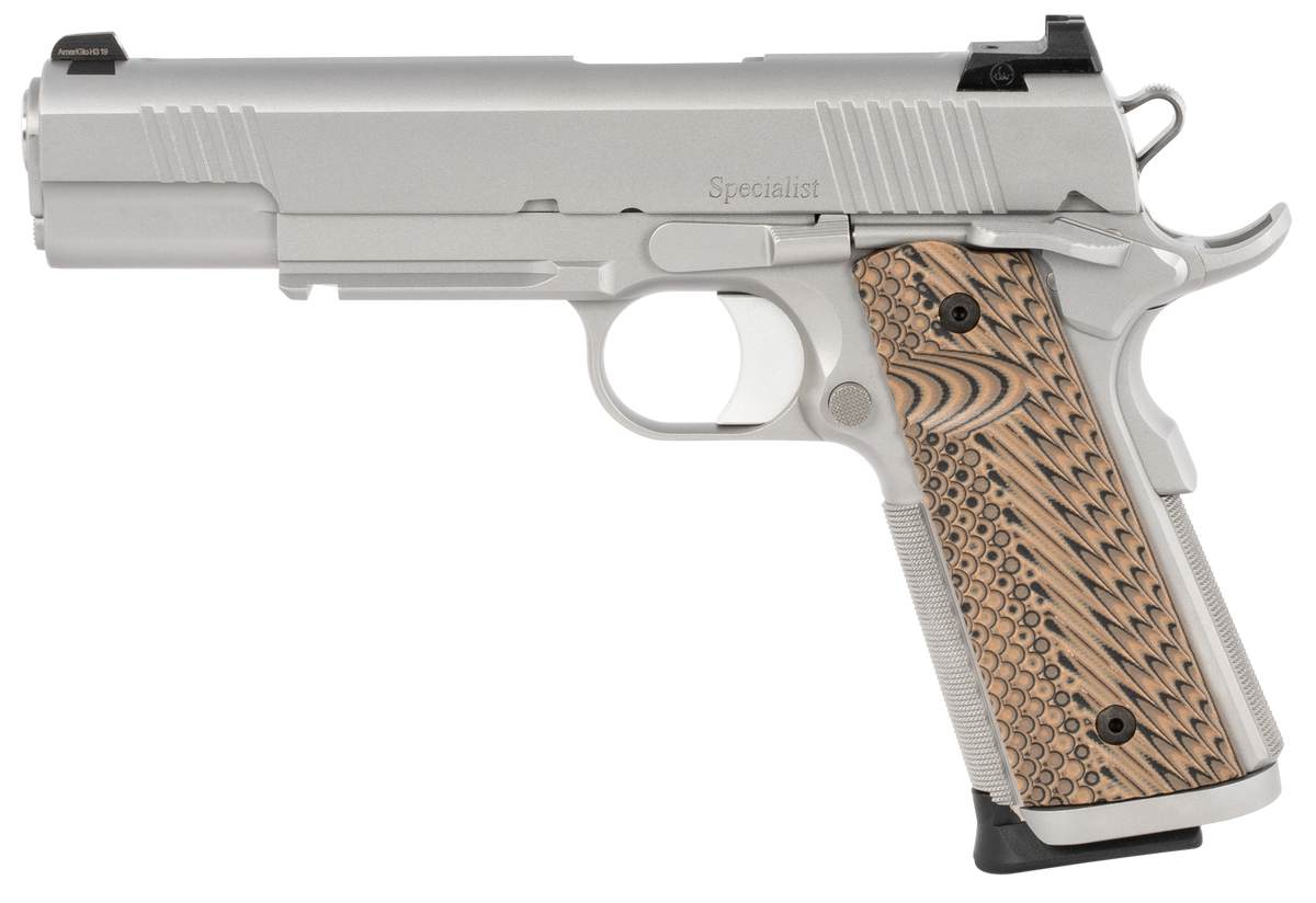 Dan Wesson Specialist Stainless 9mm Luger 5" 10+1 1911 Pistol — view 2