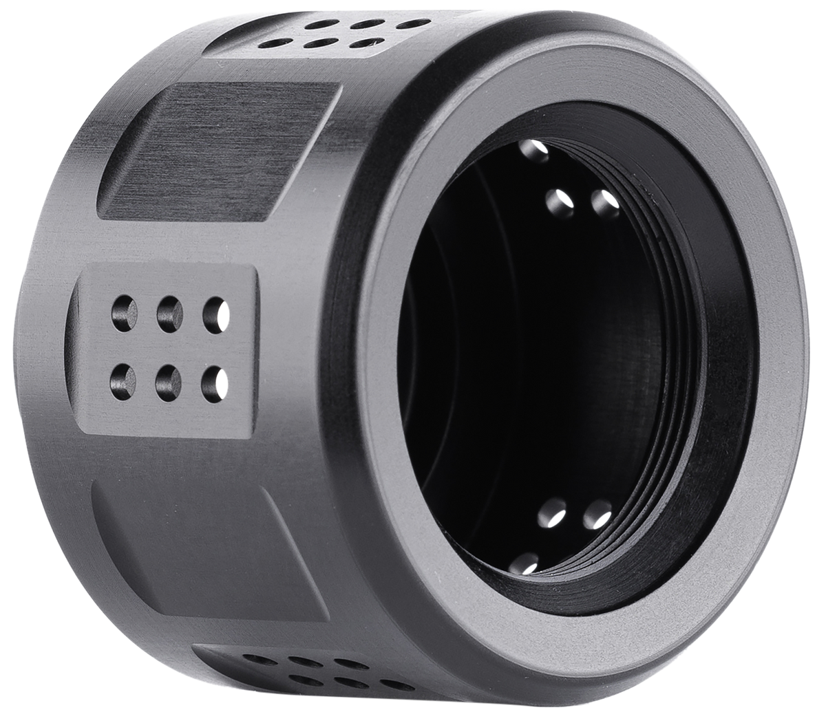 Dead Air KA180 E-Brake Muzzle Brake for Nomad-30 - 17-4 Stainless - Black — view 2