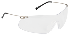 Radians Clay Pro Shooting Glasses Amber Lens Wraparound Silver Frame — view 2