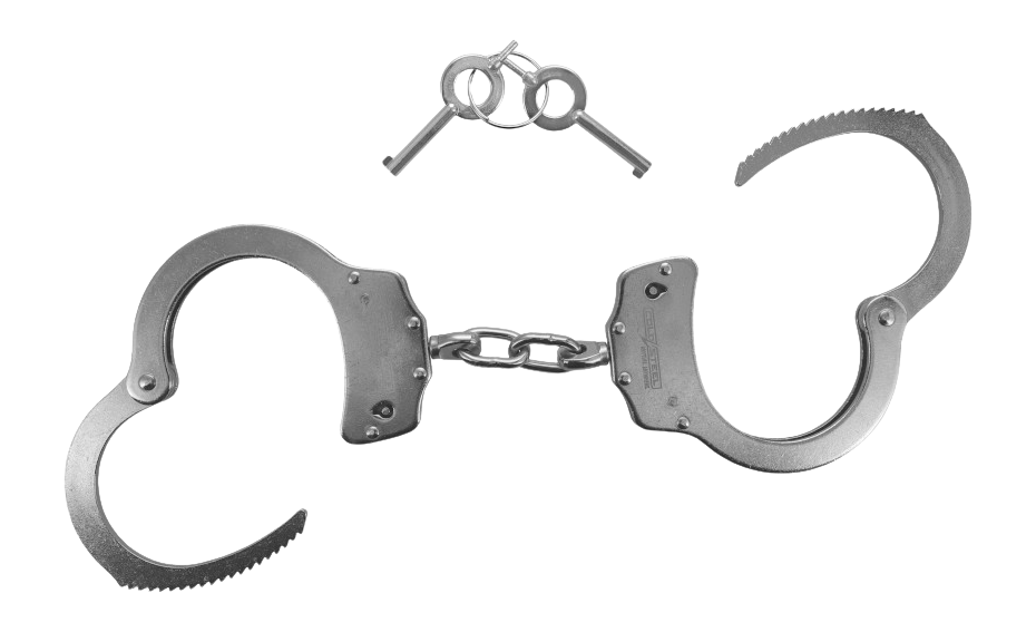 Cold Steel Standard Size Handcuffs - Nickel-Plated Carbon Steel — view 2