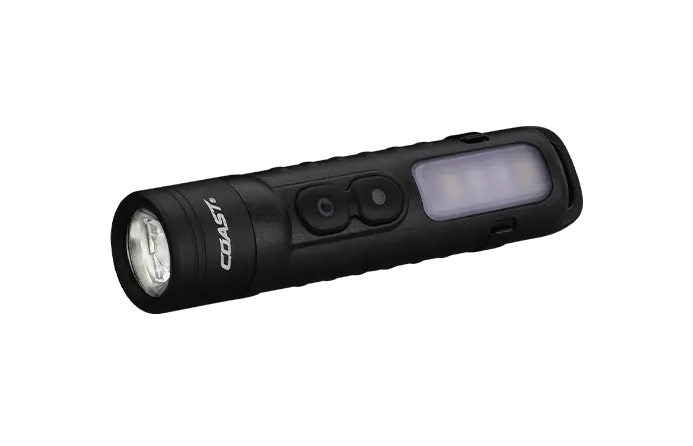 COAST KL35R 600 Lumen USB-C Rechargeable Penlight White/Red LED - Black — view 2