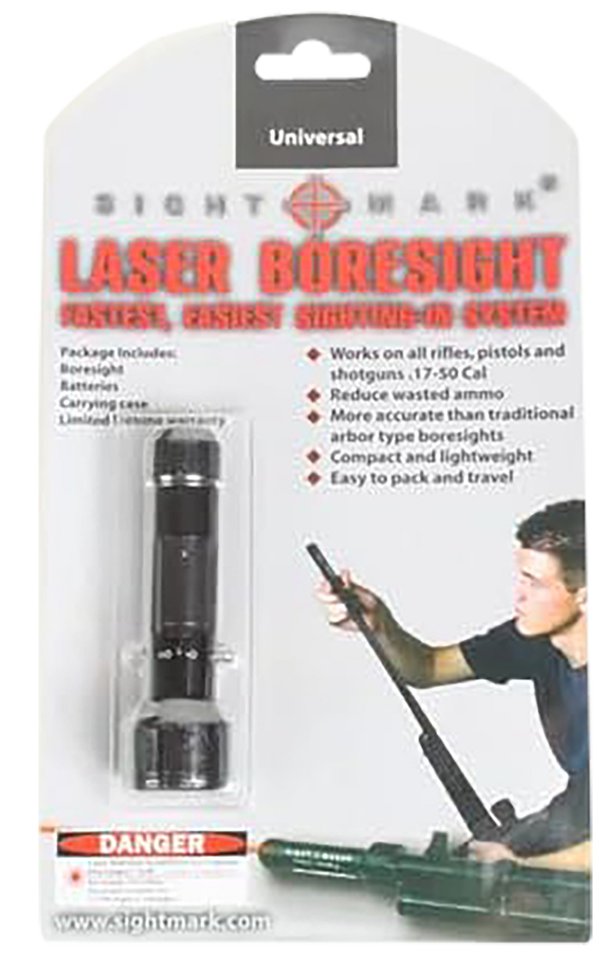 Sightmark SM39014 Universal Boresight Red Laser Multi-Caliber .17-.50 Cal — view 2