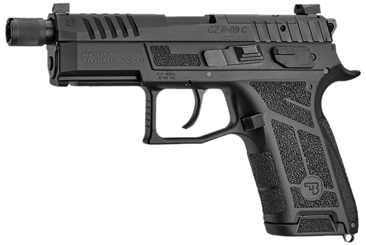 CZ P-09 C Nocturne SR 9mm 4.50" 17+1 Semi-Auto Pistol - Optic Ready - Threaded — view 2