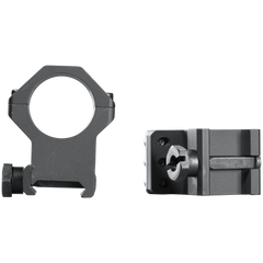 Weaver Mounts 99691 Six-Hole Picatinny Rings 1" XX-High Matte Black — view 2