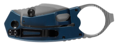 Kershaw Antic 8710 1.70" Folding Drop Point Plain 8Cr13MoV Blue PVD SS Handle — view 2