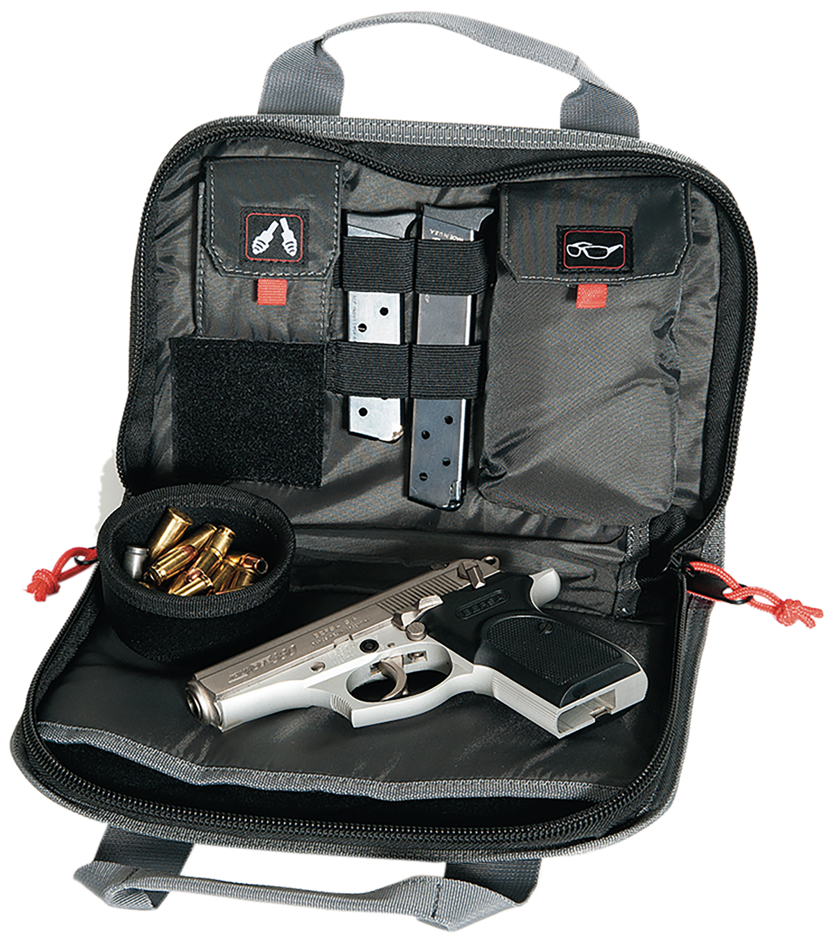 G*Outdoors GPS-1107PCCB Compact Double Pistol Case Black 1-2 Handguns — view 2