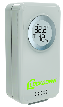 Battenfeld Lockdown 1116792 Wireless Hygrometer w/ Remote Sensor Black/Silver — view 2