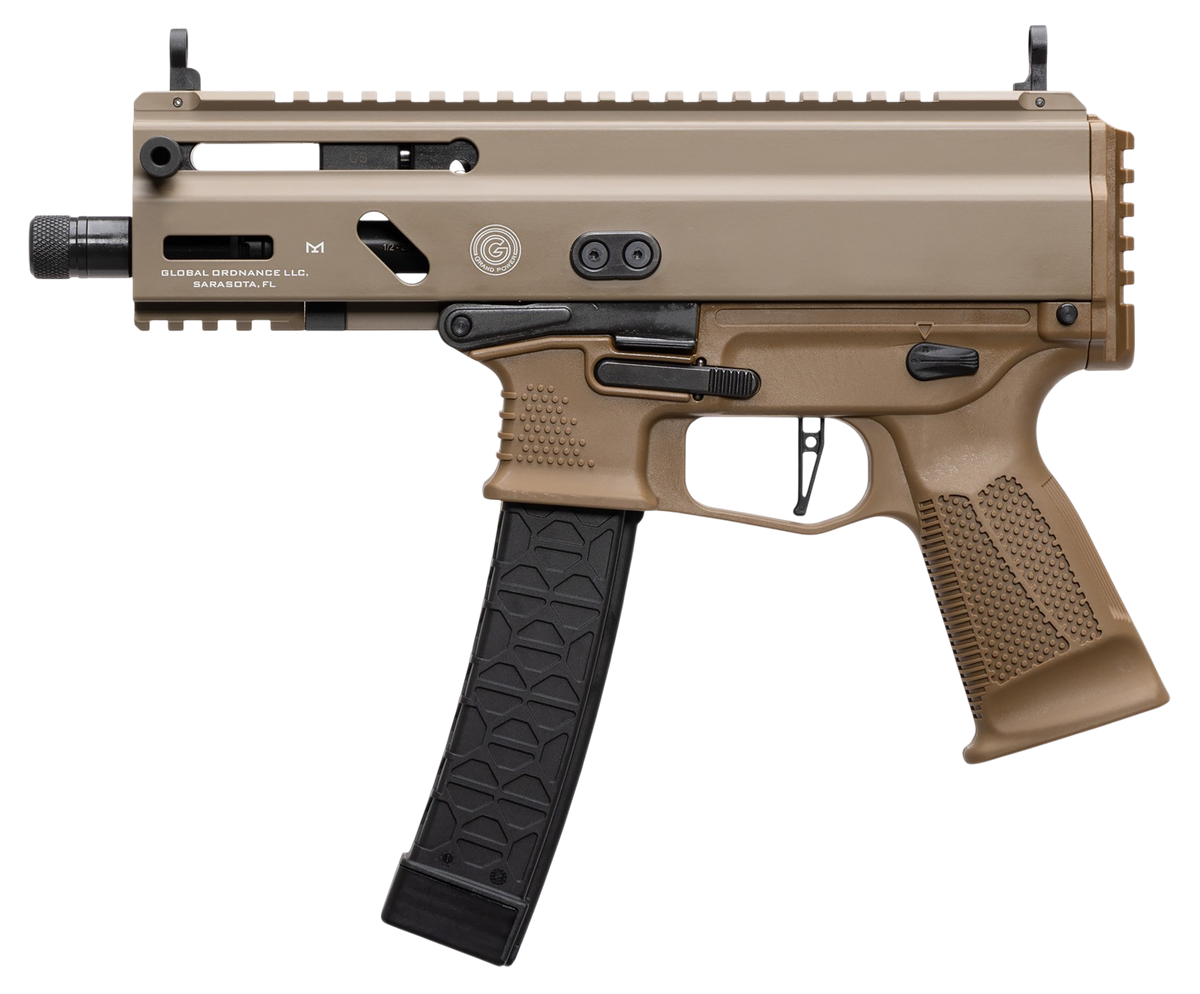 Grand Power Stribog SP9A3S 9mm Luger 5.5" 30+1 Semi-Auto Pistol - FDE — view 2