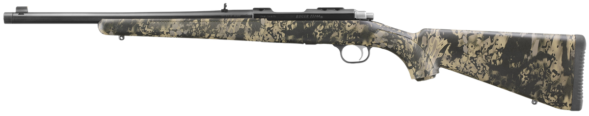 Ruger 77/44 44 Rem Mag 16.60" 4+1 Bolt-Action Rifle - Kryptek Obskura Nox Camo — view 2