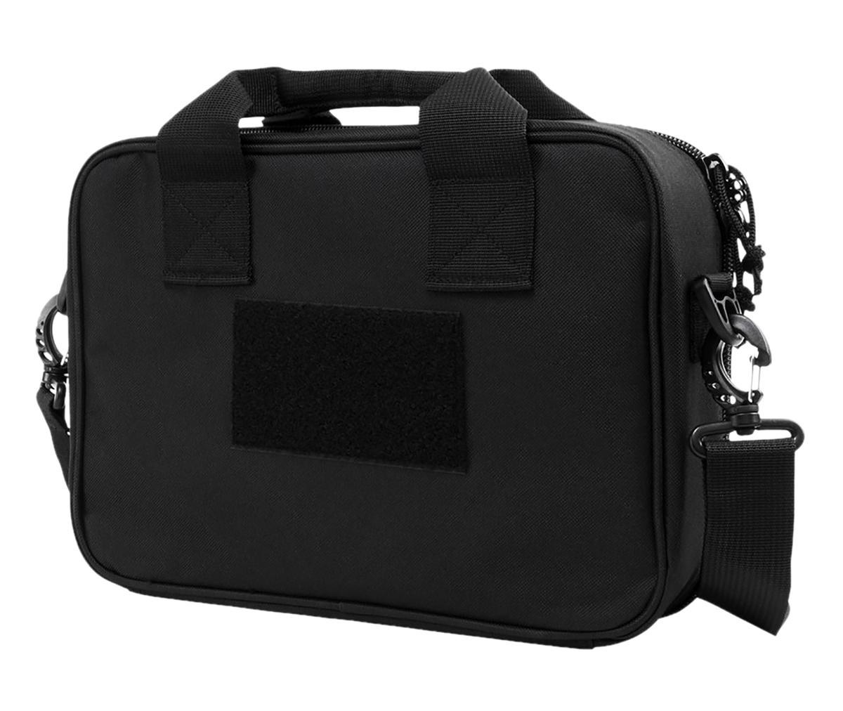 NcSTAR VISM Double Pistol Range Bag 13" Black Padded w/ Mag Pouches — view 2