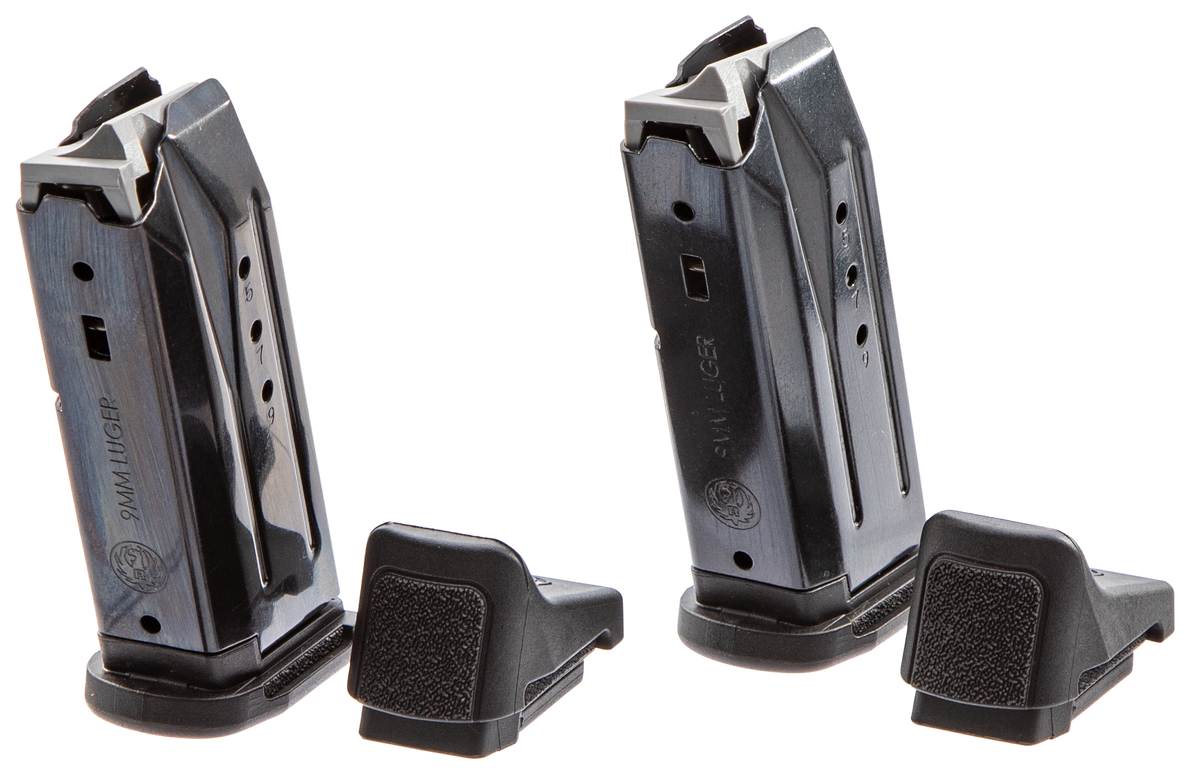 Ruger 90686 Security-9 Compact 9mm Luger 10rd Black Oxide Steel Pistol Magazine 2-Pk — view 2