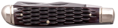 Cold Steel Trapper Mini 2.60"/2.70" Folding Clip/Spey Plain 3Cr13MoV SS Brown Jigged Bone Handle — view 2