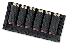 Uncle Mike's 88471 Cartridge Slide Shotgun Shell Holder Black Nylon 2.25" 6-Rd Belt — view 2