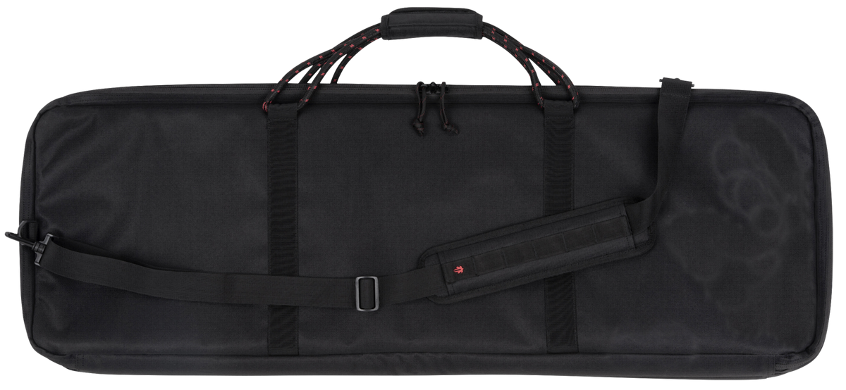 Tac Six Unit 38" Tactical Rifle Case Black 600D Polyester Lockable - 2 Rifles — view 2