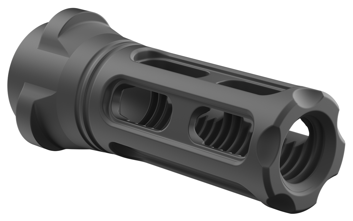 Breek Arms Sentinel Caged Flash Hider 1/2x28 .223/5.56 - Black Nitride Steel — view 2