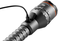 NEBO Davinci 10000L Rechargeable Flashlight 100/400/1,000 Lumens IP67 LED - Gray — view 2