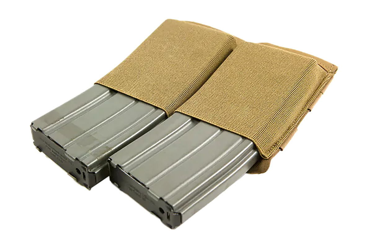 Blue Force Gear Ten-Speed Double M4 Mag Pouch Coyote Brown Cordura — view 2