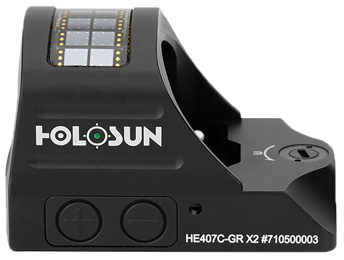 Holosun HE407C-GR X2 2 MOA Green Dot Reflex Sight Black — view 2