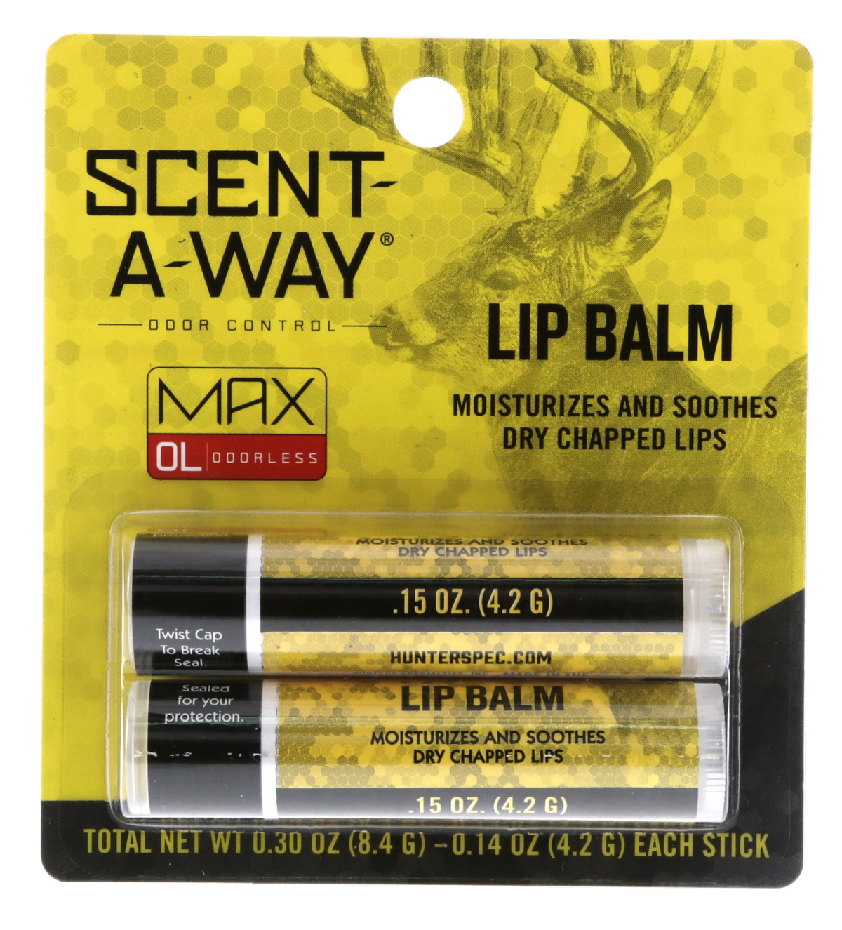Hunters Specialties Scent-A-Way MAX Lip Balm 2-Pack - SPF 30 — view 2