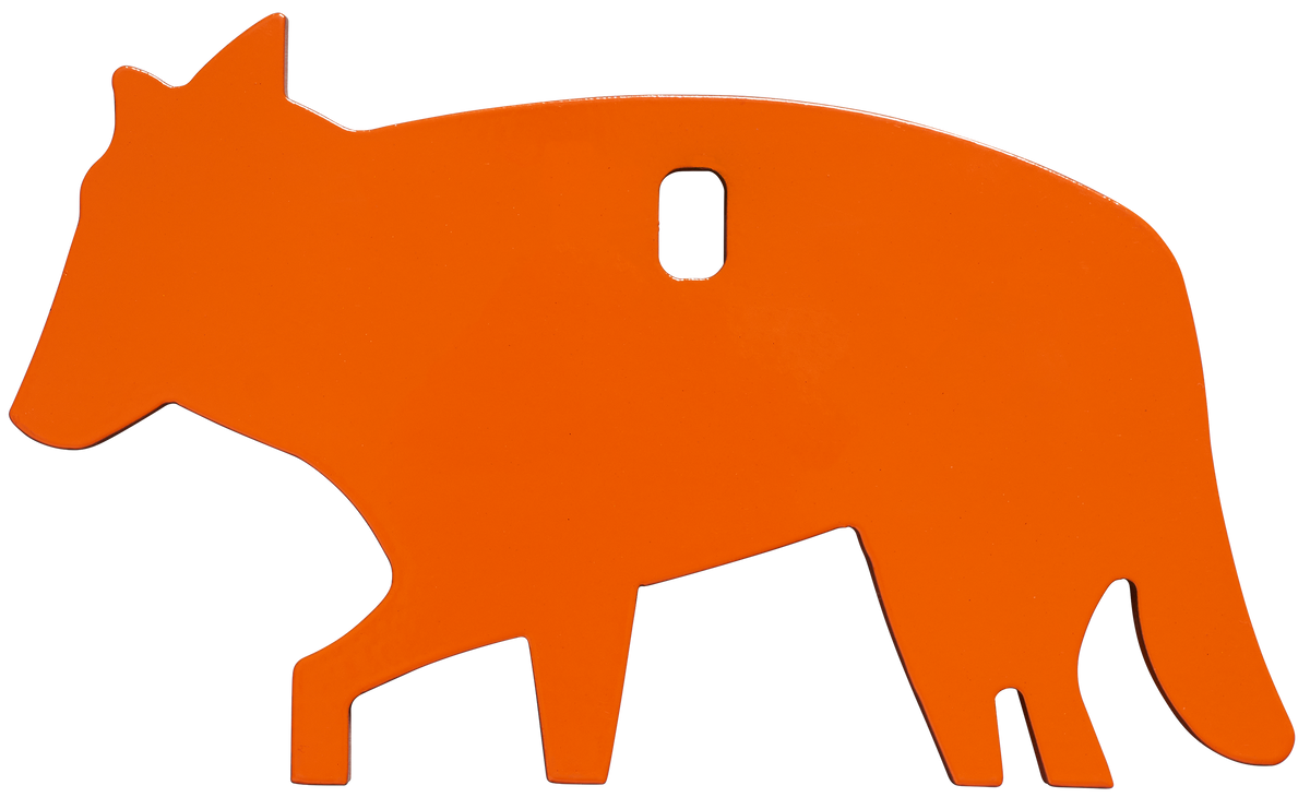Champion Targets Impact Steel Coyote Rimfire Target Orange — view 2