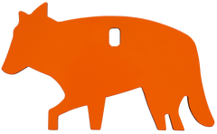 Champion Targets Impact Steel Coyote Rimfire Target Orange — view 2