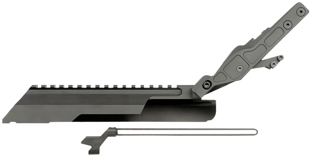 Midwest Industries AK Alpha Series Railed Top Cover - Black Anodized — view 2