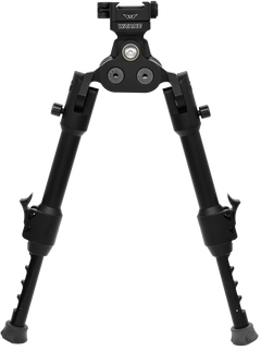 Warne 7923M Skyline Pro Bipod Black Anodized QD Picatinny Head with Precision Legs — view 2