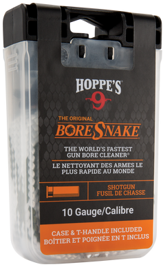 Hoppes BoreSnake Den 10 Gauge Shotgun Bore Cleaner Rope - Bronze Bristle — view 2