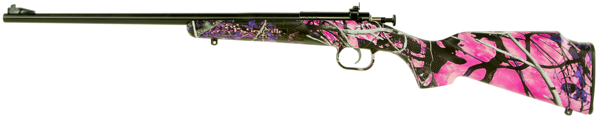 Crickett KSA2160 Youth 22 LR 16.12" 1-Rd Bolt Action Rifle - Muddy Girl Synthetic Stock — view 2