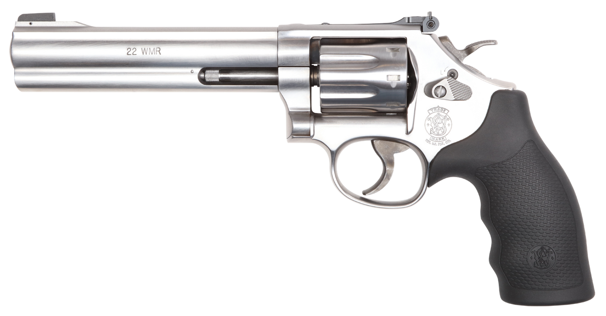 Smith & Wesson Model 648 22 WMR 6" 8-Rd DA/SA K-Frame Stainless Revolver — view 2
