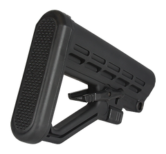 JE Machine Tech PS-ST8B Mil-Spec Skeletonized A-Frame AR-15 Buttstock - Black — view 2