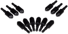 Allen 1463 Bullet Points 125gr 11/32" Black 12 Pack — view 2
