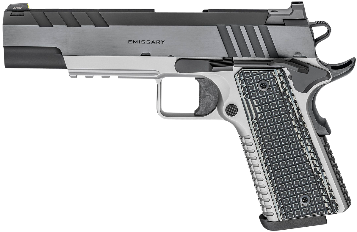 Springfield Armory 1911 Emissary 9mm Luger 5" 9+1 Semi-Auto Pistol - Blued/Stainless — view 2