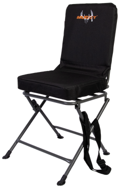 Muddy Padded Swivel Chair Black 300 lb Capacity - 300 Denier Polyester Ground Seat — view 2