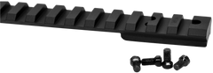 Warne Vapor Picatinny Rail Black Anodized Aluminum Tikka T3/T3x Short Action 20 MOA — view 2