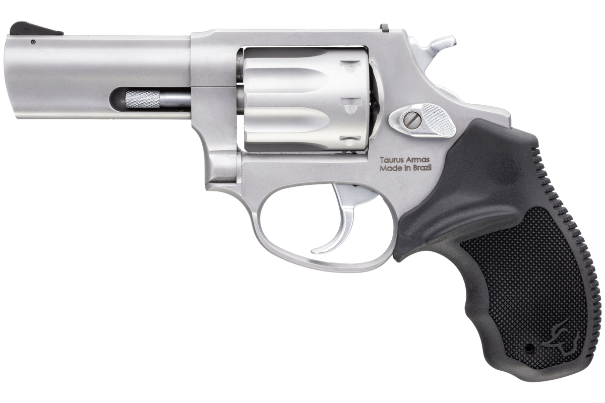 Taurus 942 22 LR 3" 8-Rd DA/SA Stainless Steel Revolver - Black Polymer Grip — view 2