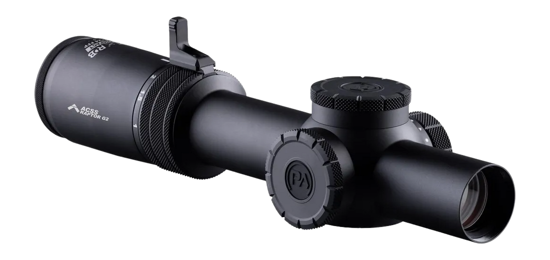 Primary Arms Optics PLxC 1-8x24mm FFP Rifle Scope 30mm Tube - ACSS Raptor 5.56 Yards G2 Illuminated — view 2