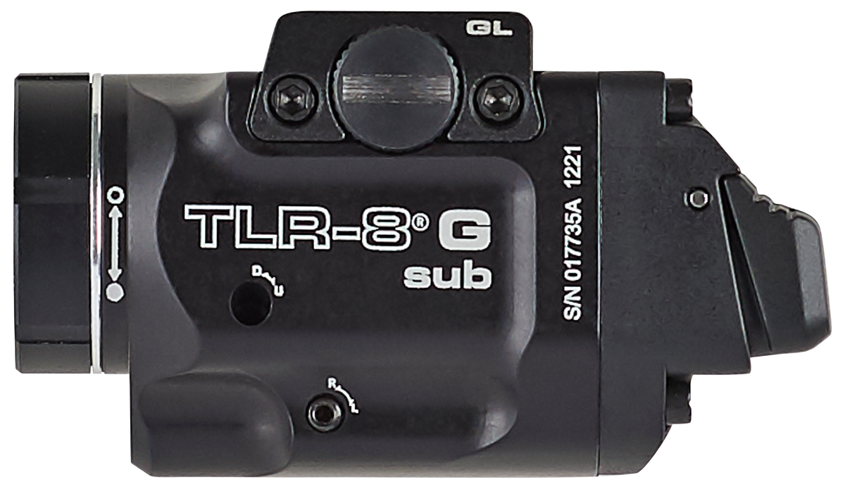 Streamlight TLR-8 G Sub 500 Lumens Weapon Light w/ Green Laser - Glock 43X MOS/48 MOS & Rail — view 2